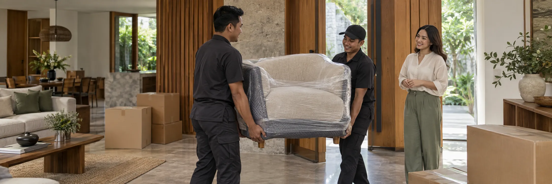 Distribusi produk ke pelanggan atau lokasi proyek